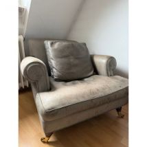 Fauteuil lounge Charlotte en cuir par Piero Lissoni, Baxter