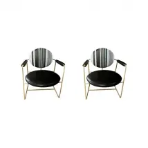 Set de 2 chaises Gemma édition spéciale en cuir, Baxter