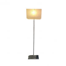Lampe sur pied Glam avec abat-jour en papier de riz, Le Fablier