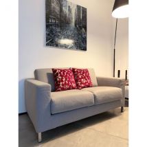 Canapé-lit 2 places James en tissu (gris), Milano Bedding