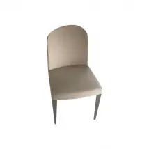 Chaise contemporaine rembourrée Zim (beige), Molteni&C