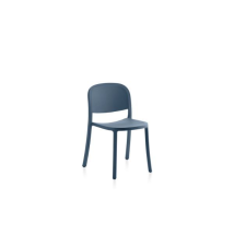 Chaise empilable 1 Inch en aluminium (bleu), Emeco