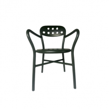 Chaise Pipe verte de Jasper Morrison, Magis