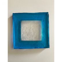 Cendrier en verre de Murano bleu, AV Mazzega