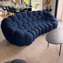 Canapé 3/4 places Bubble bleu par Sacha Lakic, Roche Bobois