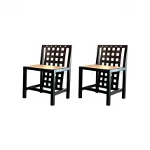 Lot de 2 chaises vintage Basset Lowke (années 80), MDF Italia