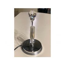 Lampe de table en laiton chromé, Lumi Milano