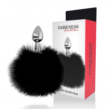 DARKNESS - EXTRA ANAL BUTTPLUG MIT SCHWANZ SCHWARZ 7 CM - Erotikzubehör