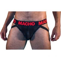 MACHO - MX26X2 JOCK SCHWARZ/ROT L - Handschuhe & Strümpfe