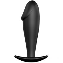 PRETTY LOVE - ANAL PLUG SILIKON PENISFORM SCHWARZ - Gleitgel