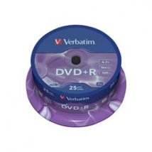 Verbatim DVD+R 16x 4.7GB 25pack Spindle