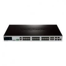D-Link xStack 24port SFP L2+ Stack Switch + 4xRJ45/SFP 4x10GE SFP+