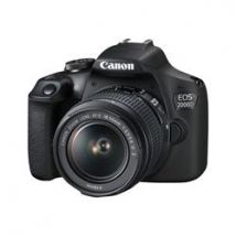 Canon EOS 2000D SLR Black Camera inc EF-S 18-55mm IS II Lens Kit (24MP, 3.0, WiFi)