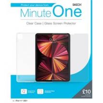Minute One Clear Case and Screen Protector for iPad 11inch