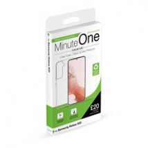 Minute One Premium Clear Case and Screen Protector for Galaxy S22