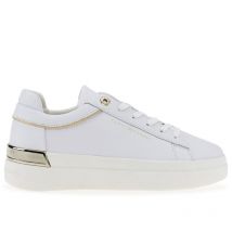 Buty Tommy Hilfiger Lux Metallic Cupsole FW0FW07030-YBS - białe