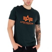 Koszulka Alpha Industries Basic T-shirt 100501353- zielona
