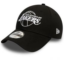 Czapka New Era 9Forty NBA LA Los Angeles Lakers Outline 12292584 - czarna