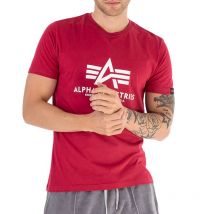 Koszulka Alpha Industries Basic T-shirt 100501523 - czerwona