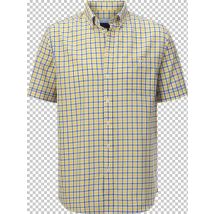 Overhemd met korte mouwen BELLANZA geel