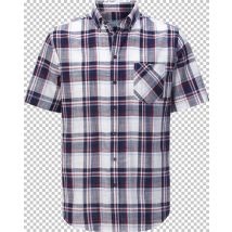 Overhemd met korte mouwen BELLANZA donkerblauw