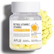 APLB - Comprimés de beauté au rétinol, à la vitamine C et à la vitamine E - 30ea