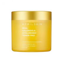 APRILSKIN - Coussin de toner hyaluronique Real Calendula - 60pads
