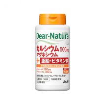 Asahi - Dear Natura Calcium, Magnésium, Zinc, Vitamine D 30 jours d&#39;approvisionnement - 180 tablets