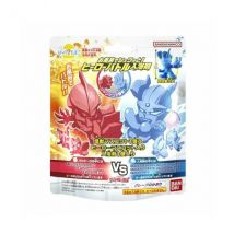 Bandai - Surprise ? Egg Ultra Heros ! Éclaboussez-les dans le bain ! Sels de bain Hero Battle Parfum raisin - 1 pièce