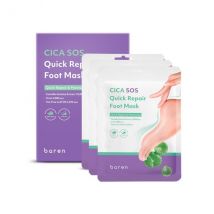 Baren - Masque pour les pieds à réparation rapide CICA SOS - 3pièces