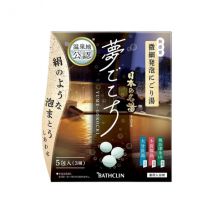 BATHCLIN - Ensemble de sels de bain Yume Gokochi - 5 packs