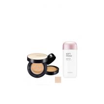 MISSHA - All-Around Safe Block Soft Finish Sun Milk SPF50+ PA+++ - 70ml X Jung Saem Mool - Essential Skin Nuder Cushion -...