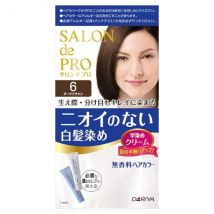Dariya - Salon De Pro - Crème de couleur pour les cheveux - 1box - 6 Dark brown