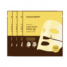 EQQUALBERRY - Masque hydrogel éclatant au collagène - 4ea