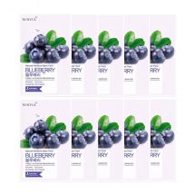 EUNYUL - Pack Masque Hydratant Naturel - Myrtille - 10pièces