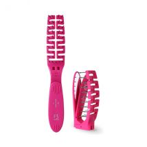 F3 SYSTEMS - Brosse à cheveux compacte et pliable avec miroir - 1ea