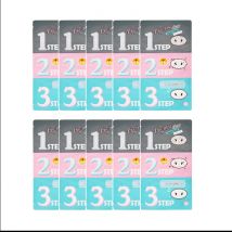 Holika Holika - Set kit 3 étapes Tête noire transparente Pig-Nose (10ea)
