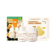 innisfree - Sérum éclaircissant aux enzymes de thé vert à la vitamine C 30 ml (2 pièces) + 2 tampons de vitamine C (2 pièces)...