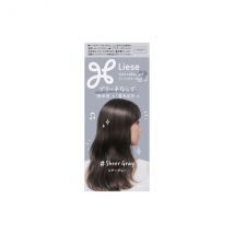Kao - Gel colorant Liese Tint (version japonaise) - 1 box - Sheer Gray