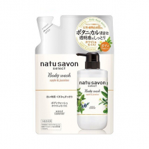 Kose - Softymo Natu Savon Sélectionnez la recharge de gel douche - Apple & Jasmine - 360ml