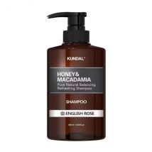 KUNDAL - Shampoing Nature Miel &amp; Macadamia - 500ml - English Rose