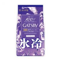 Mandom - Lingettes déodorantes pour le corps en poudre Gatsby - 30 sheets - Ice Fruity