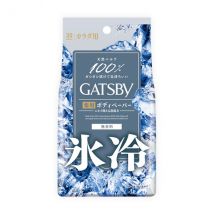 Mandom - Lingettes déodorantes pour le corps en poudre Gatsby - 30 sheets - Unscented