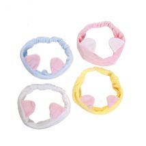 MINGXIER - Bandeau nettoyant visage oreilles de chat (couleur aléatoire) - 1 pièce