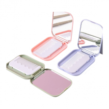 MINGXIER - Miroir de poche avec peigne (couleur aléatoire) - 1 pièce