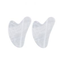 Stylevana - Scraping Board Gua Sha Massage Tool (Heart-shaped) (2ea) Set - White