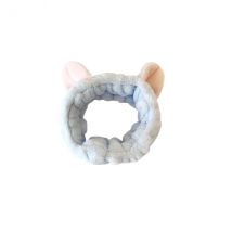 MsBlossom - Bandeau de ruban de chat de lavage de visage - 1pièce - Blue