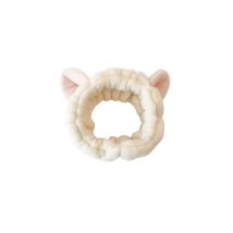MsBlossom - Bandeau de ruban de chat de lavage de visage - 1pièce - White