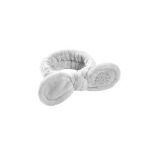 MsBlossom - Face Wash Cute Ribbon Headband - 1pièce - Grey