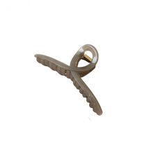 MsBlossom - Griffe de cheveux en croix unie - 1pièce - Grey